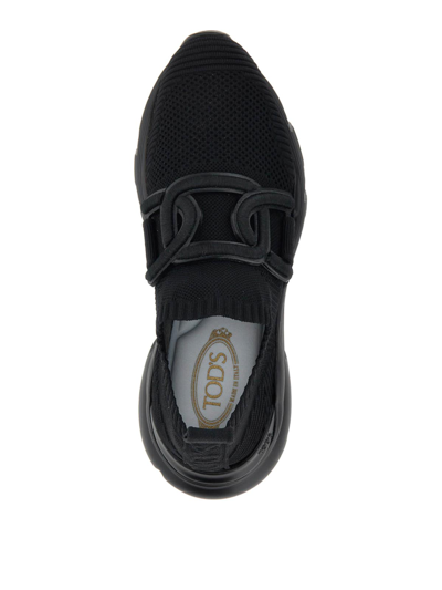 Tod's Kate Sneakers In Technical Fabric In Negro