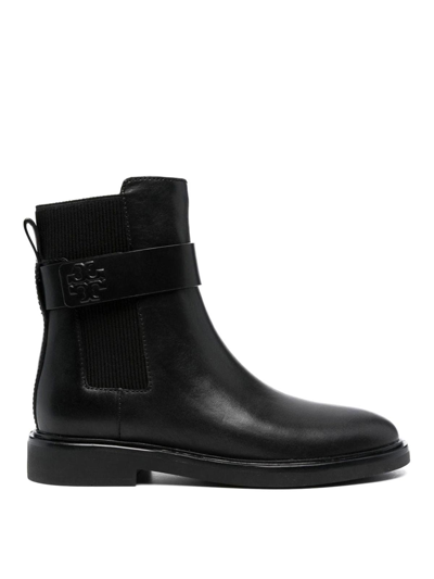 Shop Tory Burch Double T Chelsea Boot In Black