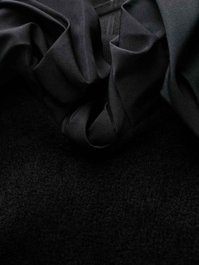 Shop Alexander Mcqueen Balloon Sleeves Maxi Dress In Black