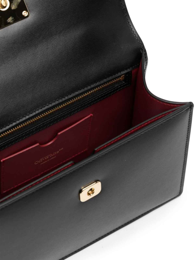 Off-white Jitney 28 Top Handle Bag In Black