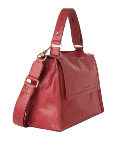 Shop Orciani Ruby Night Shoulder Bag In Red
