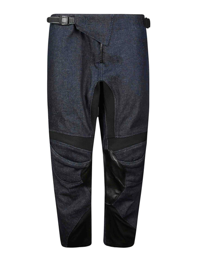 Shop Coperni Trousers In Blue