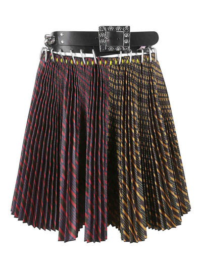 Shop Chopova Lowena Fugen Knee Carabiner Skirt In Multicolour