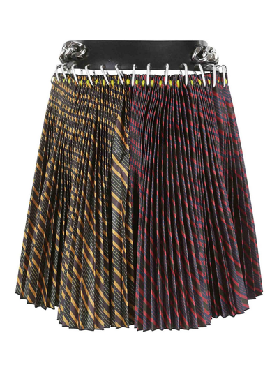 Shop Chopova Lowena Fugen Knee Carabiner Skirt In Multicolour