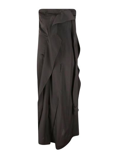Shop Jw Anderson Trench Bandeau Dress In Black