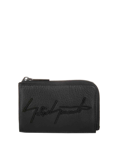 Shop Discord Yohji Yamamoto Wallet In Black