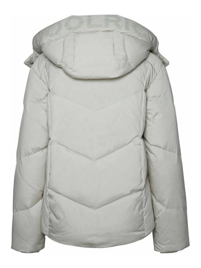 Shop Woolrich Alsea White Nylon Puffer Jacket