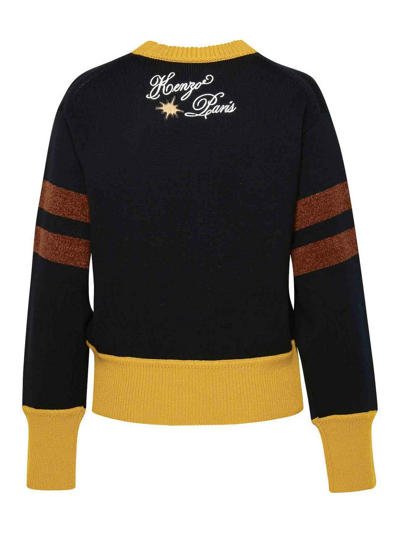 Shop Kenzo Suéter Con Escote Barco - Negro