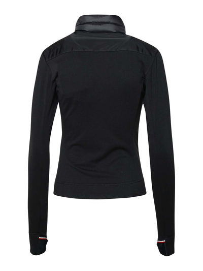 Shop Moncler Sweatshirt+feather In Black