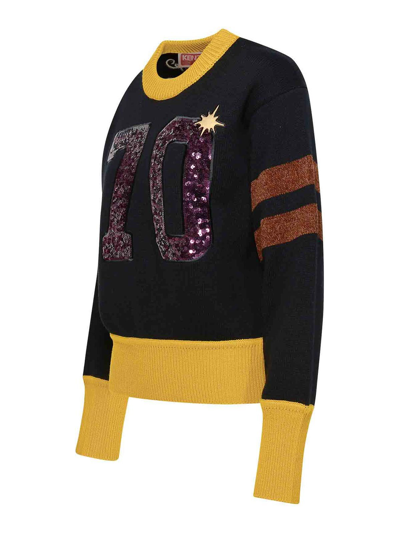 Shop Kenzo Suéter Con Escote Barco - Negro