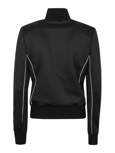 Off-white Jacket High Collar Contrast Piping In Black