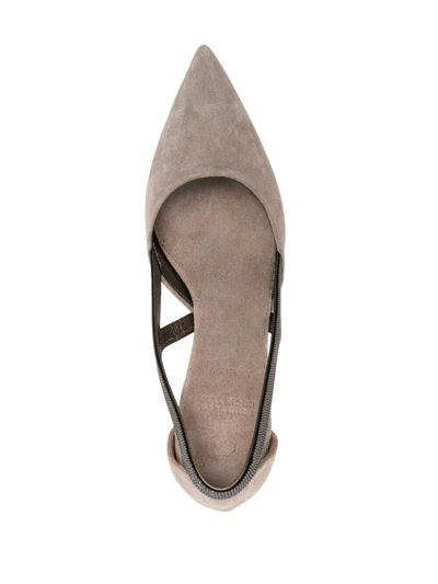 Shop Brunello Cucinelli Zapatos De Salón - Plata In Silver