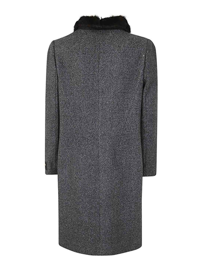 Shop N°21 Short Coat In Grey