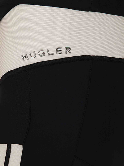 Shop Mugler Leggins - Negro In Black