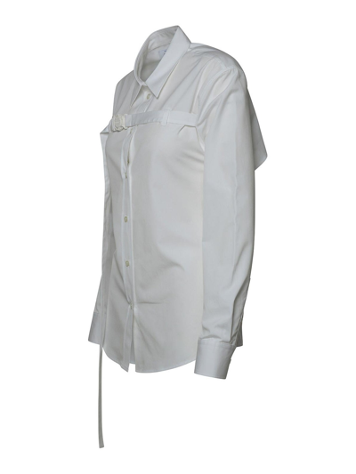 Shop Off-white Buckle Shirt In White