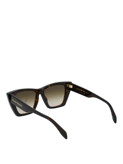 Alexander Mcqueen Alexander Mc Queen Sunglasses Am0299 S 002 In Brown
