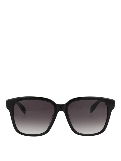 Alexander Mcqueen Alexander Mc Queen Sunglasses Am0331 Sk 001 In Black