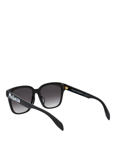 Alexander Mcqueen Alexander Mc Queen Sunglasses Am0331 Sk 001 In Black