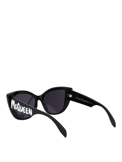 Shop Alexander Mcqueen Sunglasses In Black