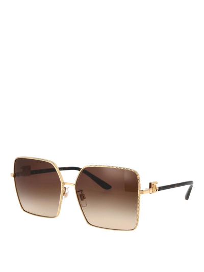 Dolce & Gabbana Sunglasses In Gold