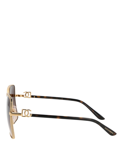 Dolce & Gabbana Sunglasses In Gold