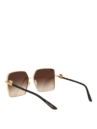 Dolce & Gabbana Sunglasses In Gold