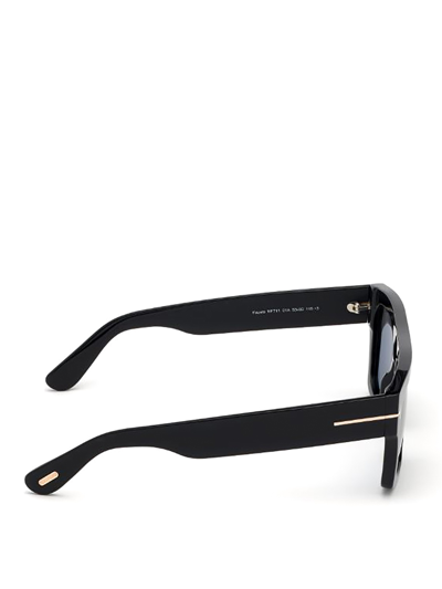 Tom Ford Fausto Square-frame Sunglasses In Black