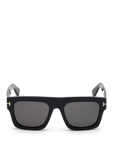 Tom Ford Fausto Square-frame Sunglasses In Black