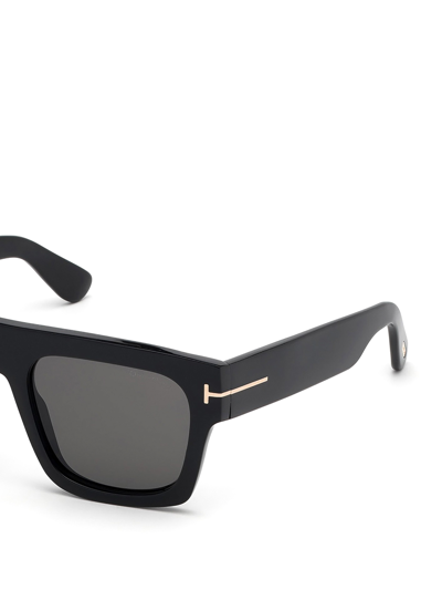 Tom Ford Fausto Square-frame Sunglasses In Black