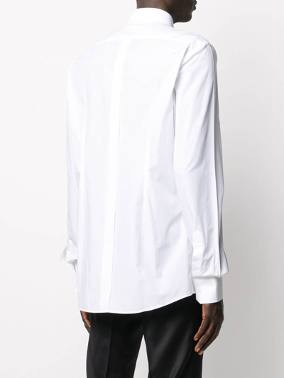 Shop Dolce & Gabbana Logo Print Shirt In White