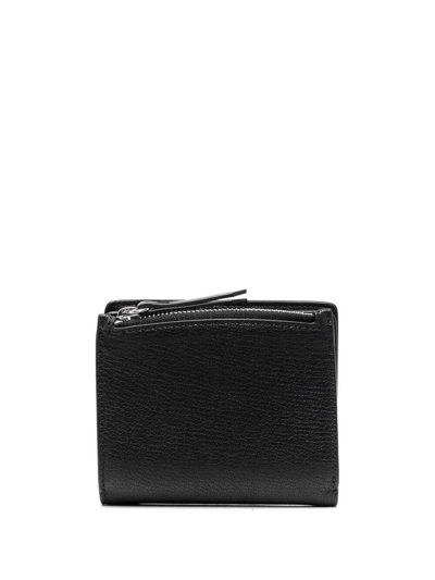 Shop Maison Margiela Wallet Flip Flap Medium In Black