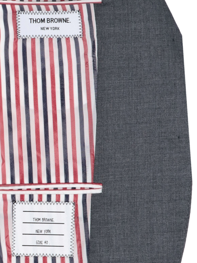 Thom Browne 4-bar Single-breasted Blazer In Grey