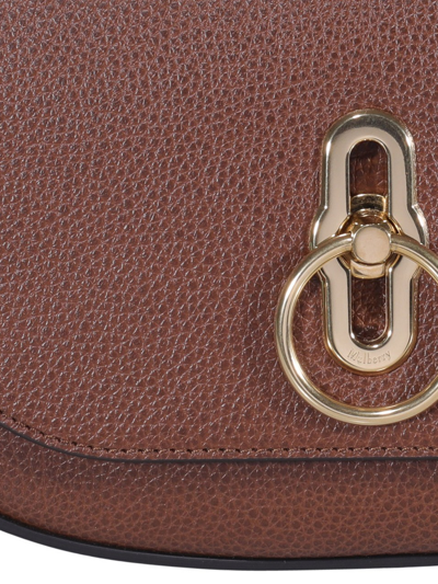 Shop Mulberry Leather Bag In Brown