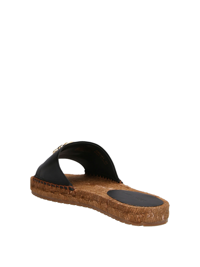 Shop Dolce & Gabbana Espadrilles Sandals In Negro