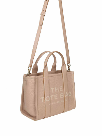 Shop Marc Jacobs The Small Tote In Camel Colored Leather