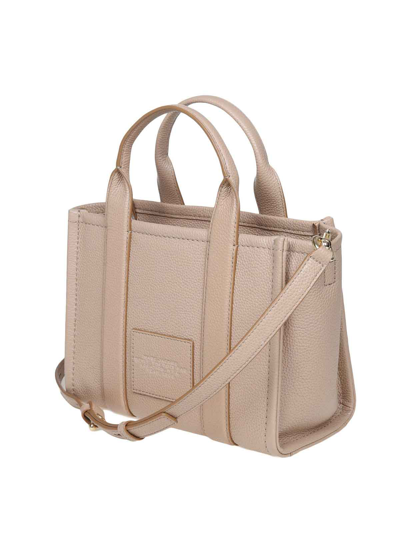 Shop Marc Jacobs The Small Tote In Camel Colored Leather