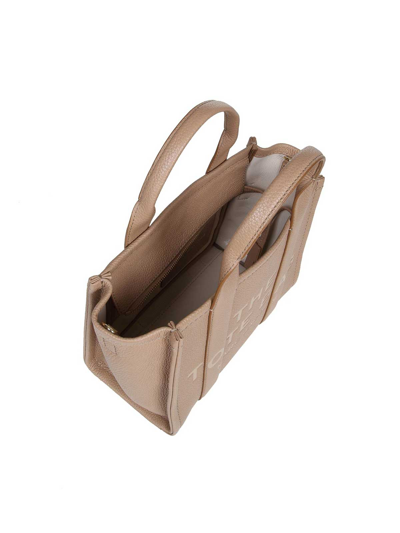 Marc Jacobs The Small Tote In Camel Color Leather In Neutral