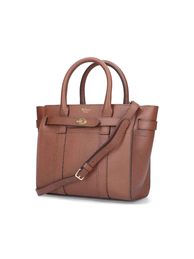 Mulberry Bolsa Bandolera - Zipped Bayswater In Brown