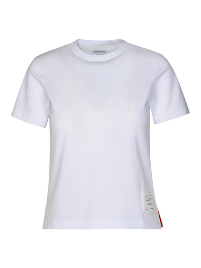 Shop Thom Browne T-shirt Relaxed In White