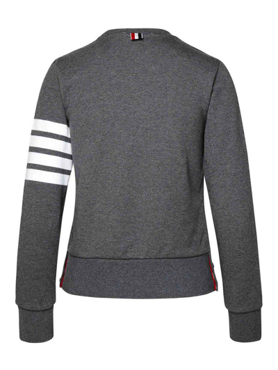 Shop Thom Browne Suéter Con Escote Barco - Gris In Grey