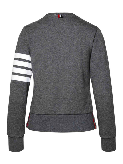 Thom Browne Crewneck Sweatshirt In Gray