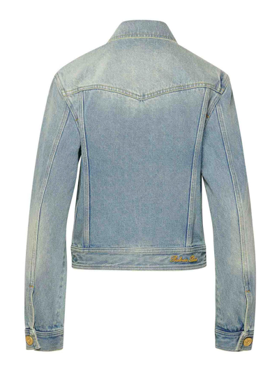 Balmain Vintage Denim Jacket In Blue