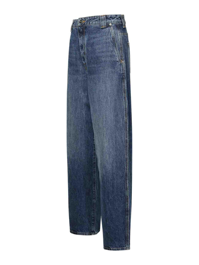 Shop Khaite Jeans Bacall In Blue