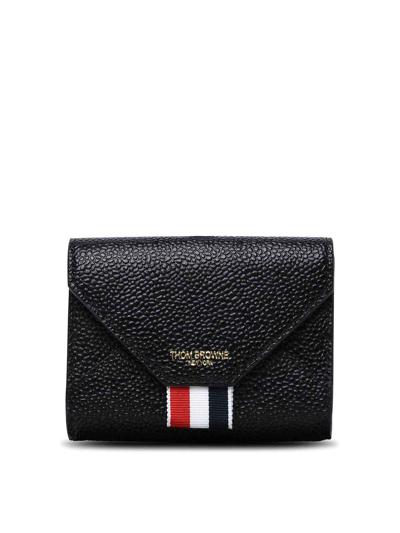 Thom Browne Small Leather Goods In Black