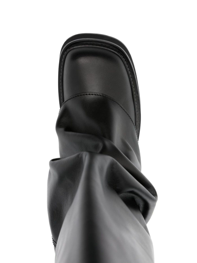 Attico Robin Combat Boot In Negro