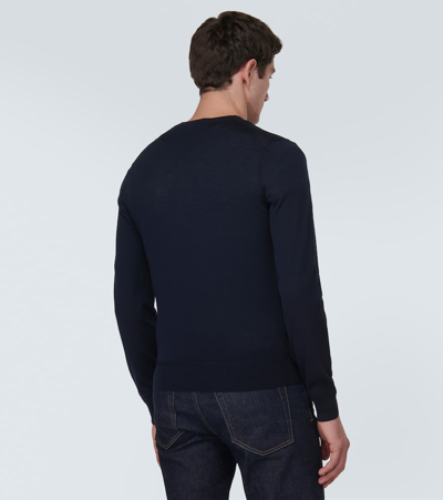 Shop Tom Ford Wool Sweater In Blue