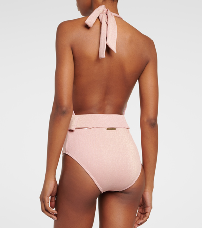 Shop Alexandra Miro Eva Swimsuit In Pink