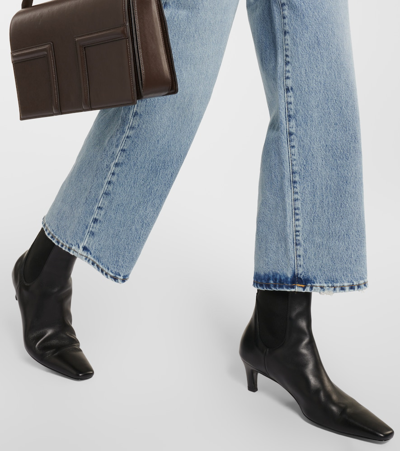 Totême High-rise Wide-leg Jeans In Blue