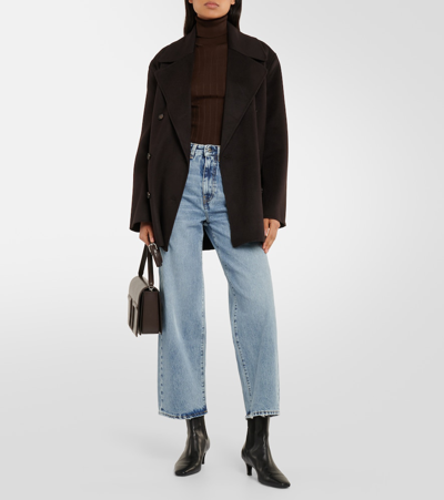 Totême High-rise Wide-leg Jeans In Blue