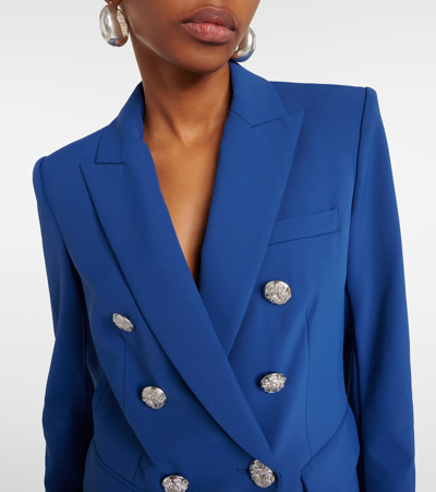 Shop Veronica Beard Miller Blazer In Blue